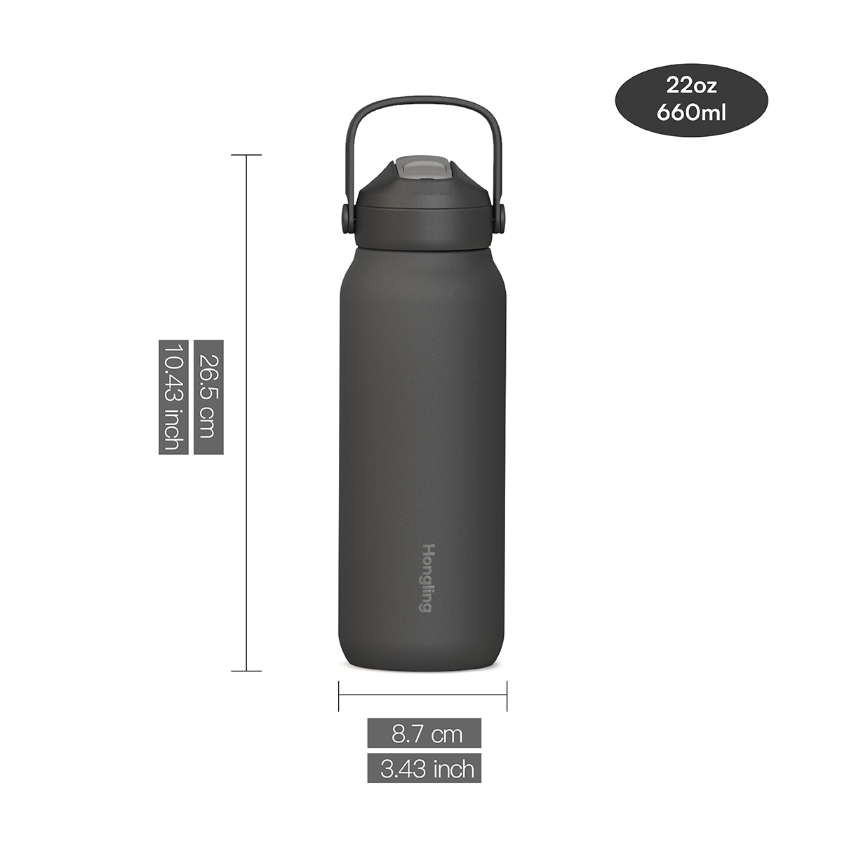 Upgraded Stainless Steel Water Bottle with 100% Dustproof Pop-Up Lid | Interchangeable Lids & Custom OEM/ODM