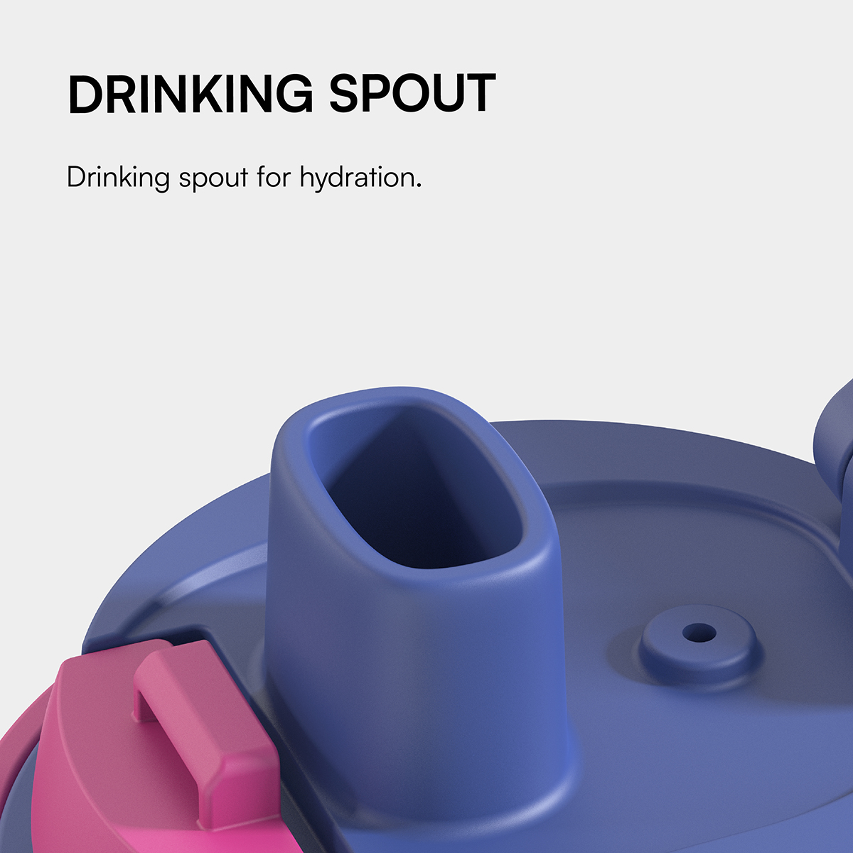 Patented Detachable Twist Duo Lid Water Bottle | 100% Easy Clean & Multi-Lid Interchangeable System