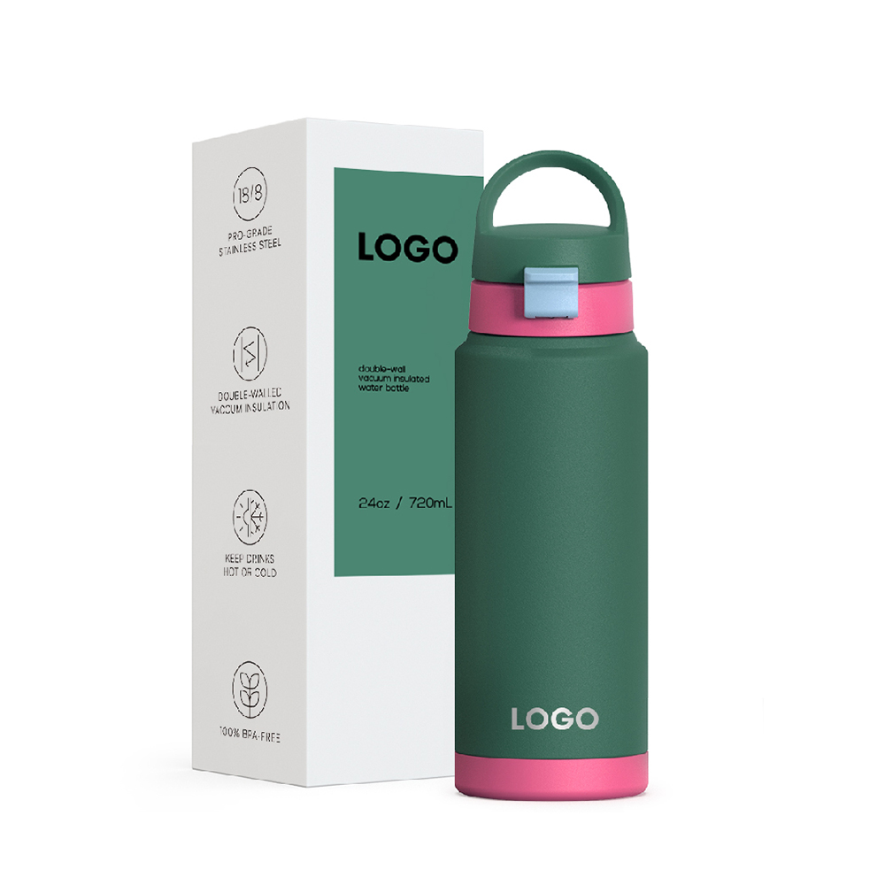 18/8 stainless steel water bottle bpa free 12/18/24/32/40/64oz