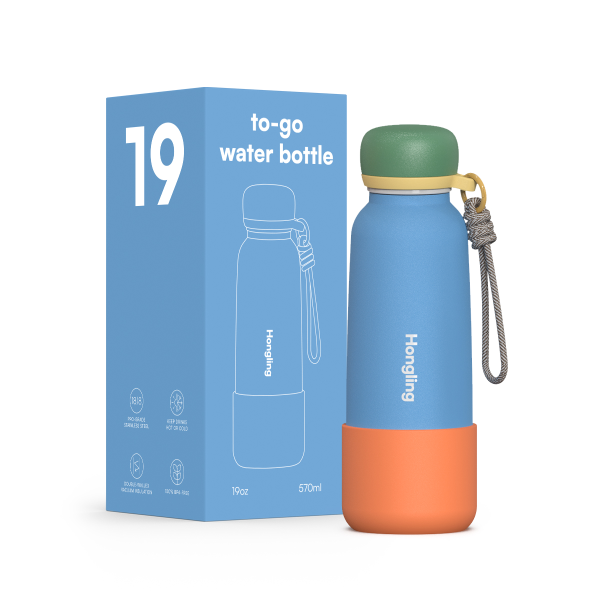 Wholesale Hot Selling Insulated Stainless Steel Vacuum Tumbler Flask Mug Vacuum Flask High Quality Water Bottle Manufacturer Thermos 