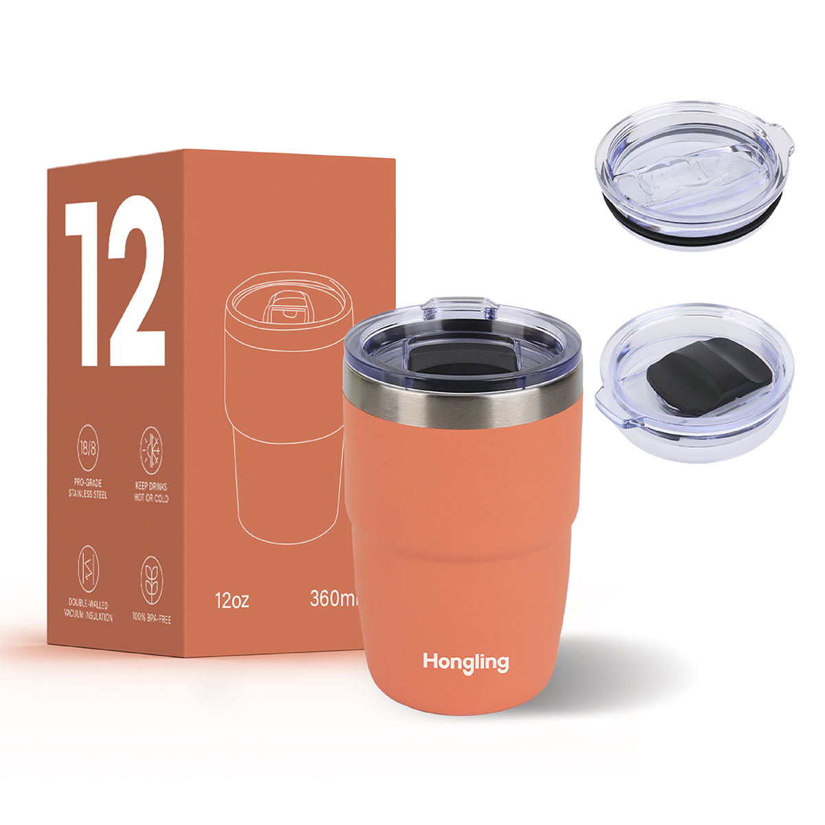 Water Bottle 2026 Hot Sale 4oz/6oz/12oz Stainless Steel Double Wall Vacuum Insulated Eco-Friendly BPA Free Leak-Proof 6-12 Hours Thermal
