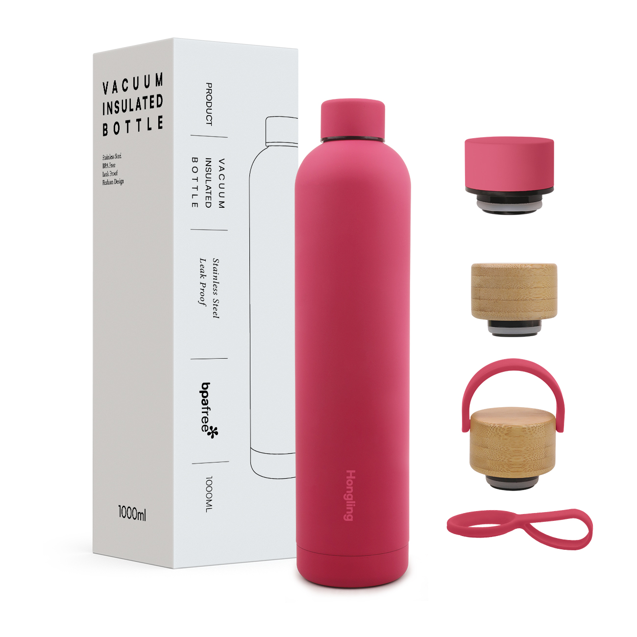 water bottle narrow-mouth bottle Superior Quality Double Wall Stainless Steel Insulated Water Bottle Food Grade Material Convenient for Gym Use 