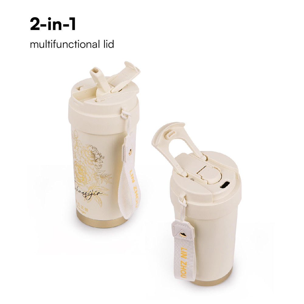 12oz Insulated Stainless Steel Coffee Tumbler Reusable Iced Coffee Cup