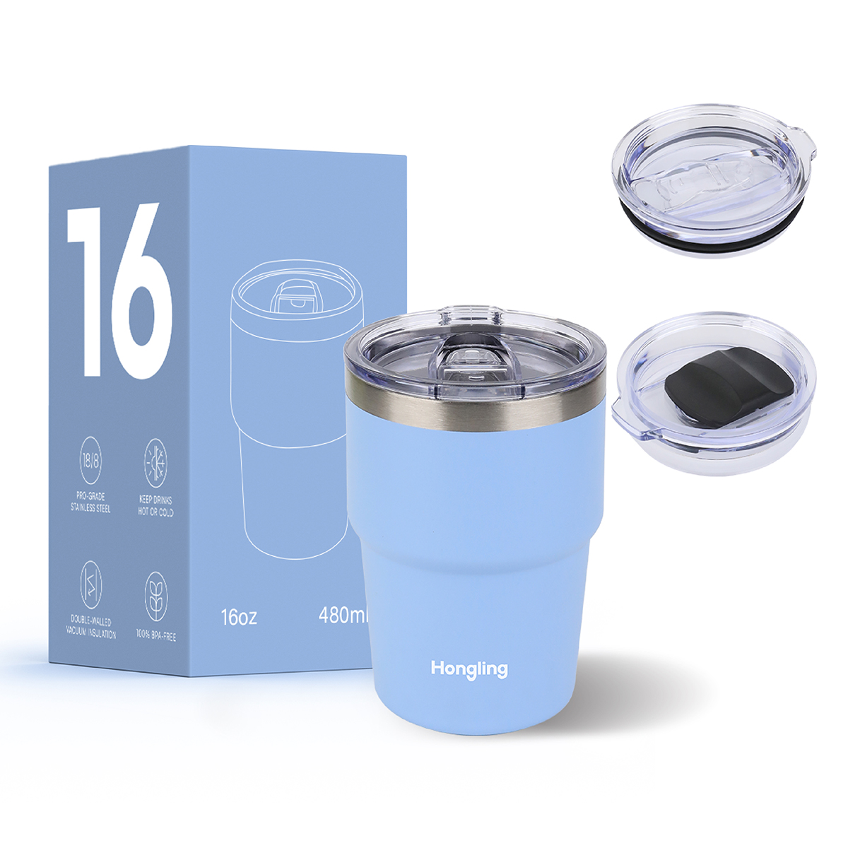 Water Bottle 2026 Hot Sale 4oz/6oz/12oz Stainless Steel Double Wall Vacuum Insulated Eco-Friendly BPA Free Leak-Proof 6-12 Hours Thermal