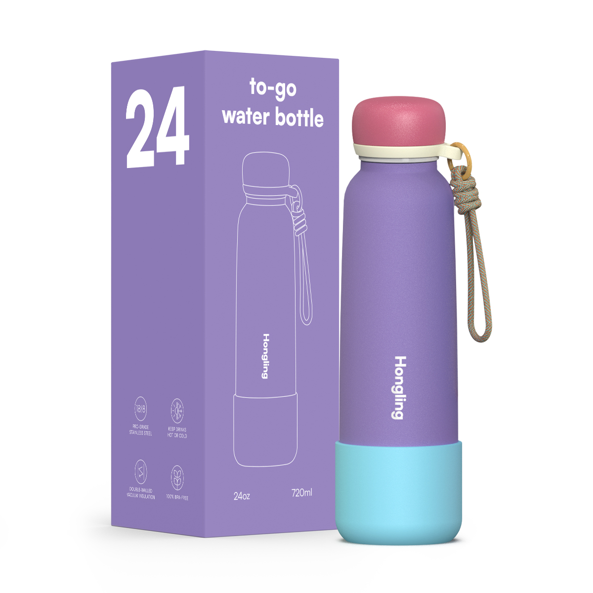 Wholesale Hot Selling Insulated Stainless Steel Vacuum Tumbler Flask Mug Vacuum Flask High Quality Water Bottle Manufacturer Thermos 