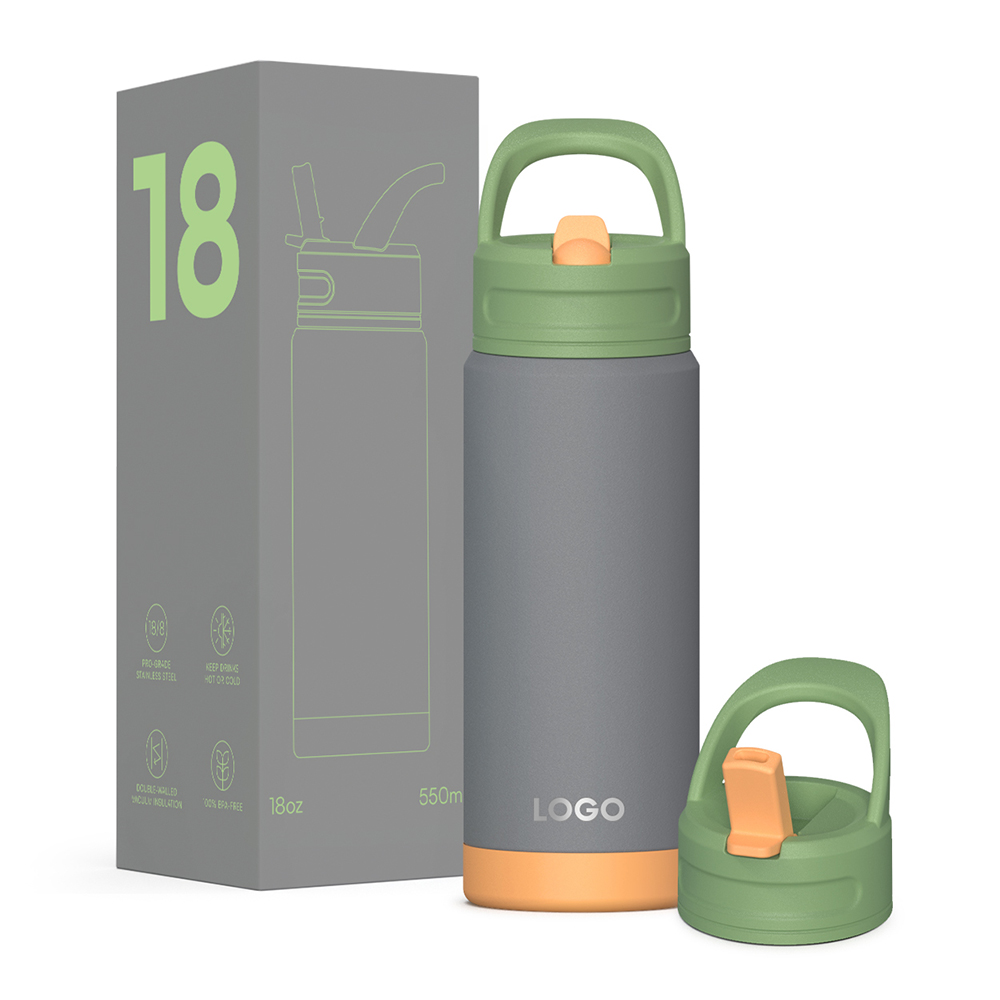 Hot Sale Kids Water Bottle Customized Logo Stainless Steel Baby Water Bottle Customized Logo Flask12oz 18oz
