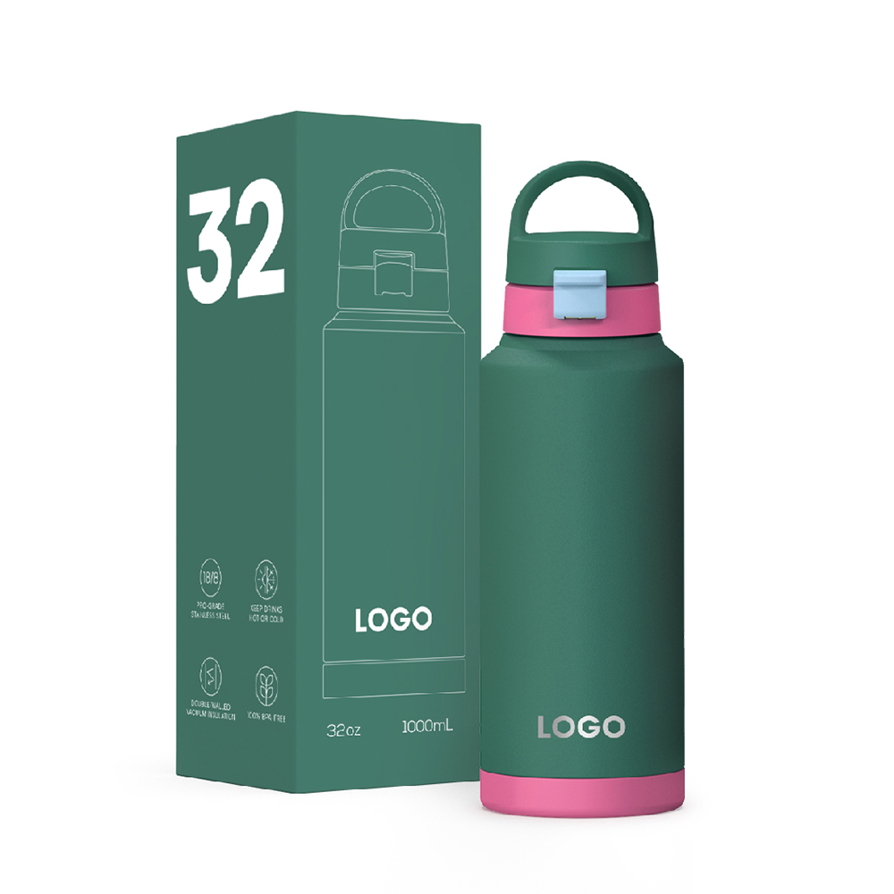 18/8 stainless steel water bottle bpa free 12/18/24/32/40/64oz