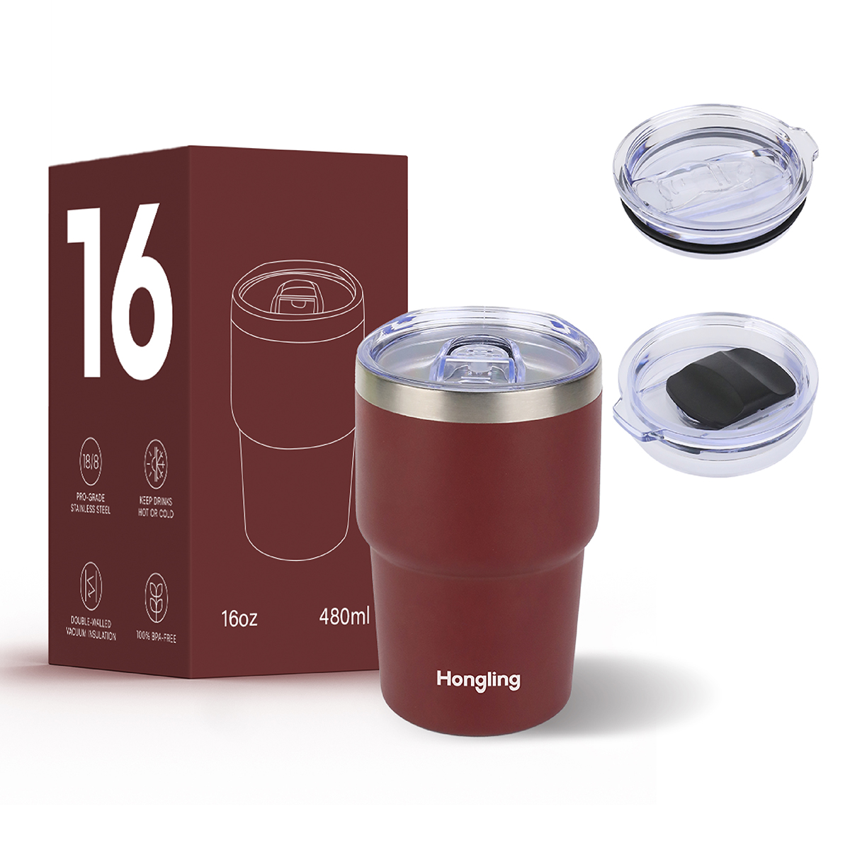 Water Bottle 2026 Hot Sale 4oz/6oz/12oz Stainless Steel Double Wall Vacuum Insulated Eco-Friendly BPA Free Leak-Proof 6-12 Hours Thermal