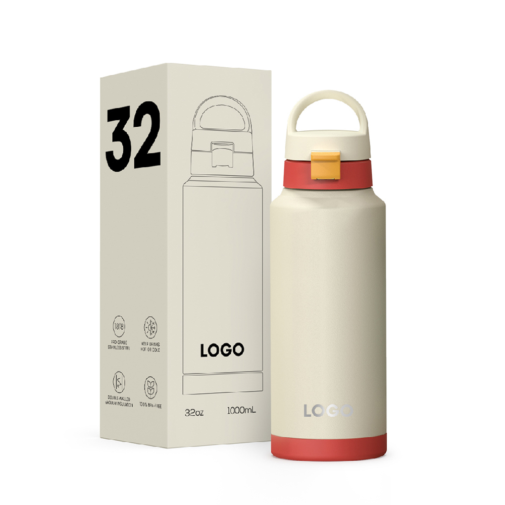18/8 stainless steel water bottle bpa free 12/18/24/32/40/64oz