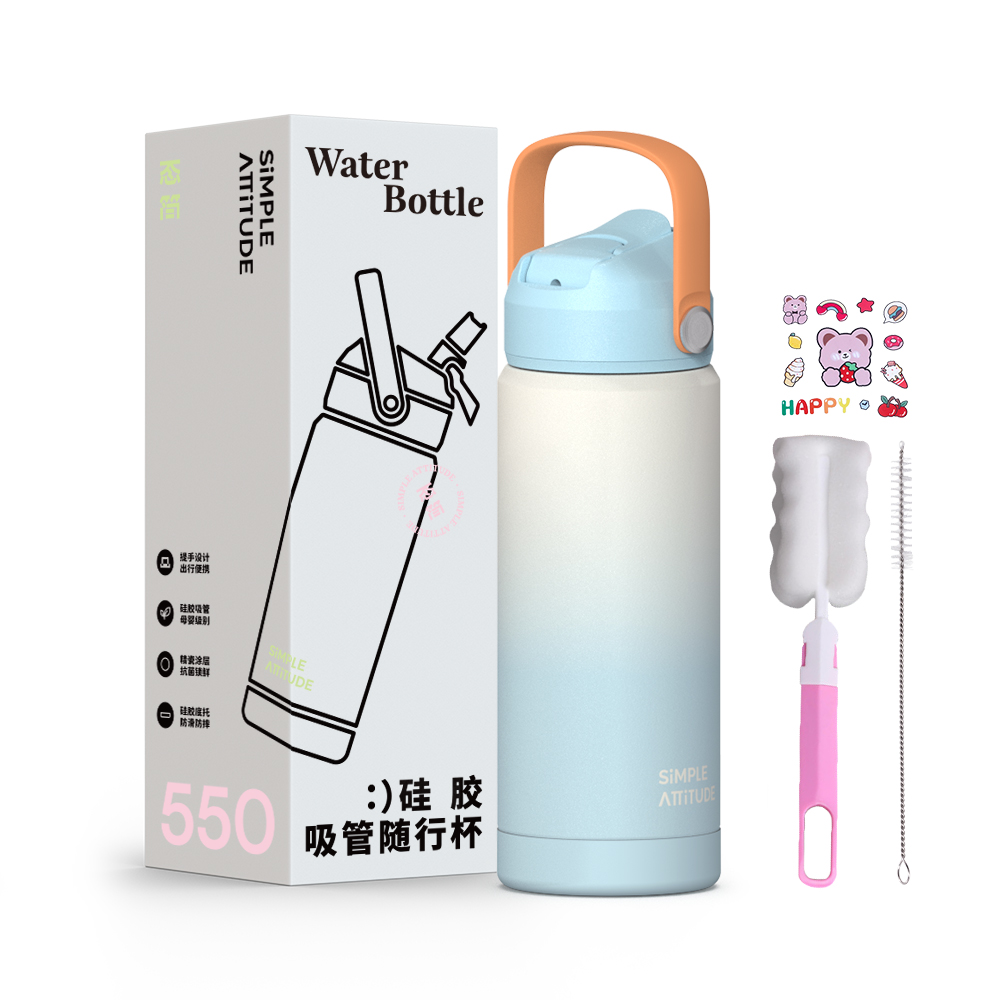 Custom wholesale water bottle 18D Sports bottle Double wall thermos bottle Custom insulated water bottle Vacuum flask supplier