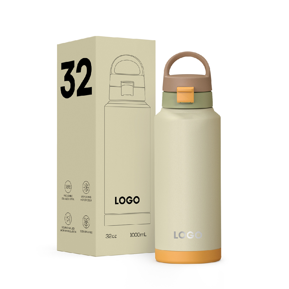 18/8 stainless steel water bottle bpa free 12/18/24/32/40/64oz