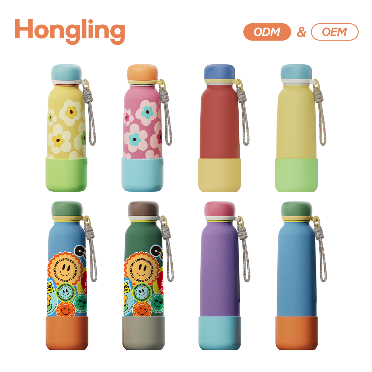 Water Bottle  Double Wall Stainless Steel Vacuum Bottle Sports Tumbler Water Bottle with Straw Portable Bottle for Outdoor Sports Tumbler cup