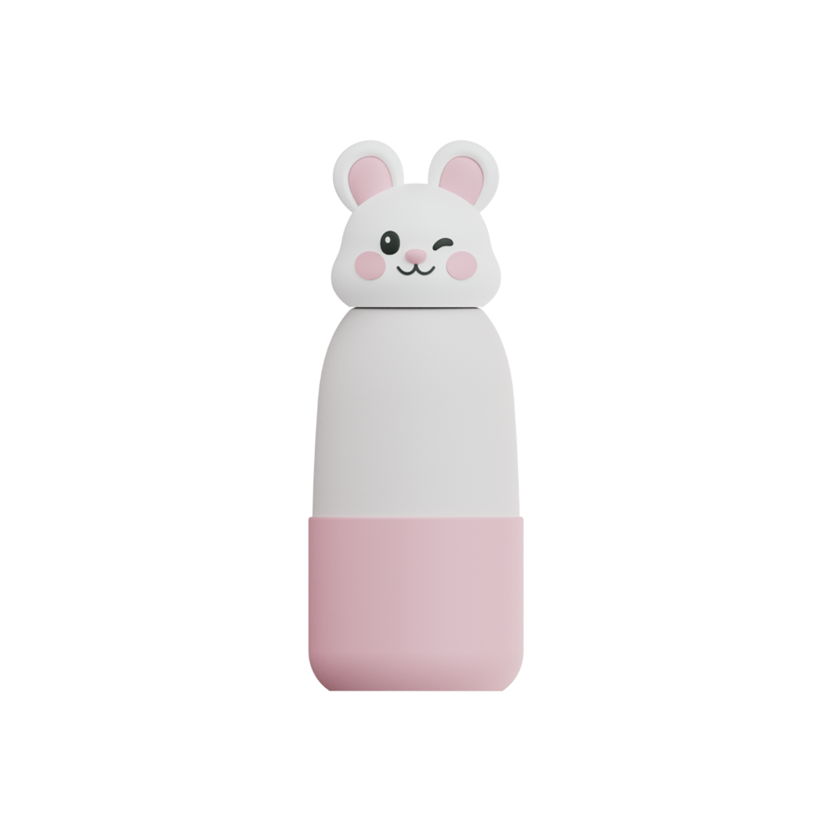 Water Bottle Manufacturer Reusable Kids Water Bottle Vacuum Tumbler Insulated Stainless Steel Children School Fun Bottles with Soft Animal Shape Lid
