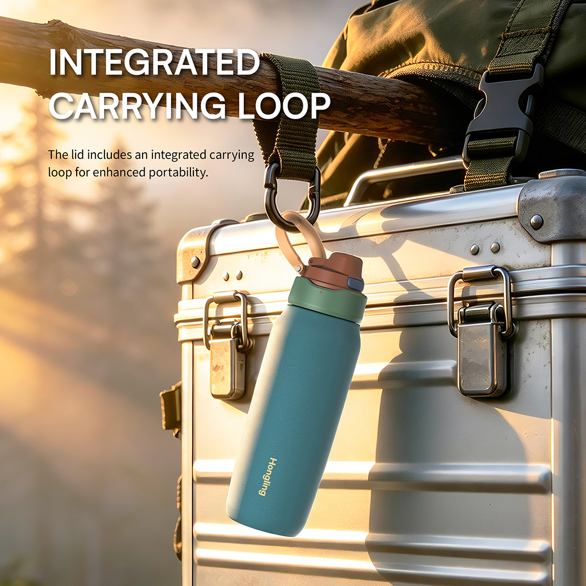 Patented Detachable Twist Duo Lid Water Bottle | 100% Easy Clean & Multi-Lid Interchangeable System