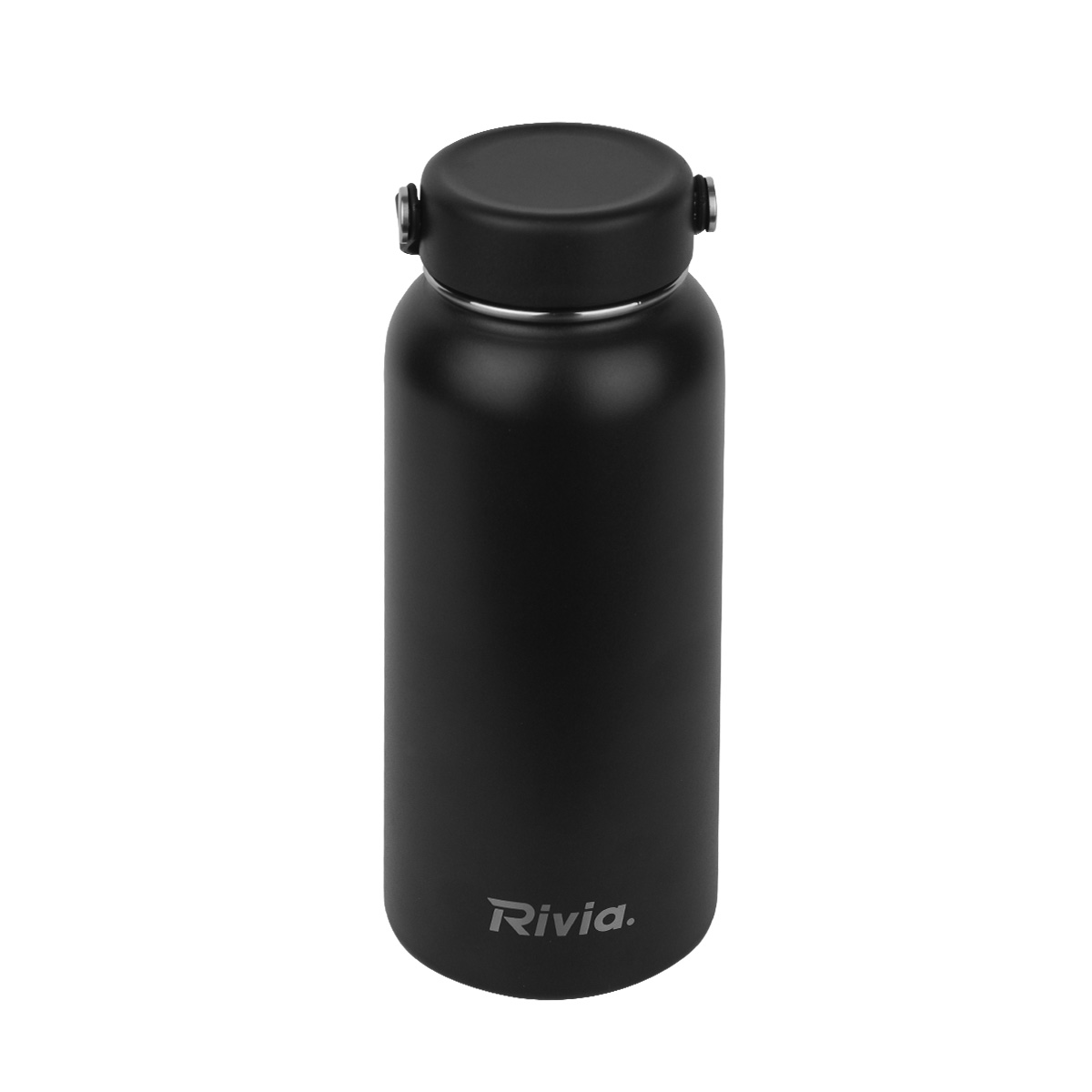 Custom LOGO And Gradient Color Insulated Vacuum Wide Mouth Stainless Steel Sport 32oz Water Bottle With Lids