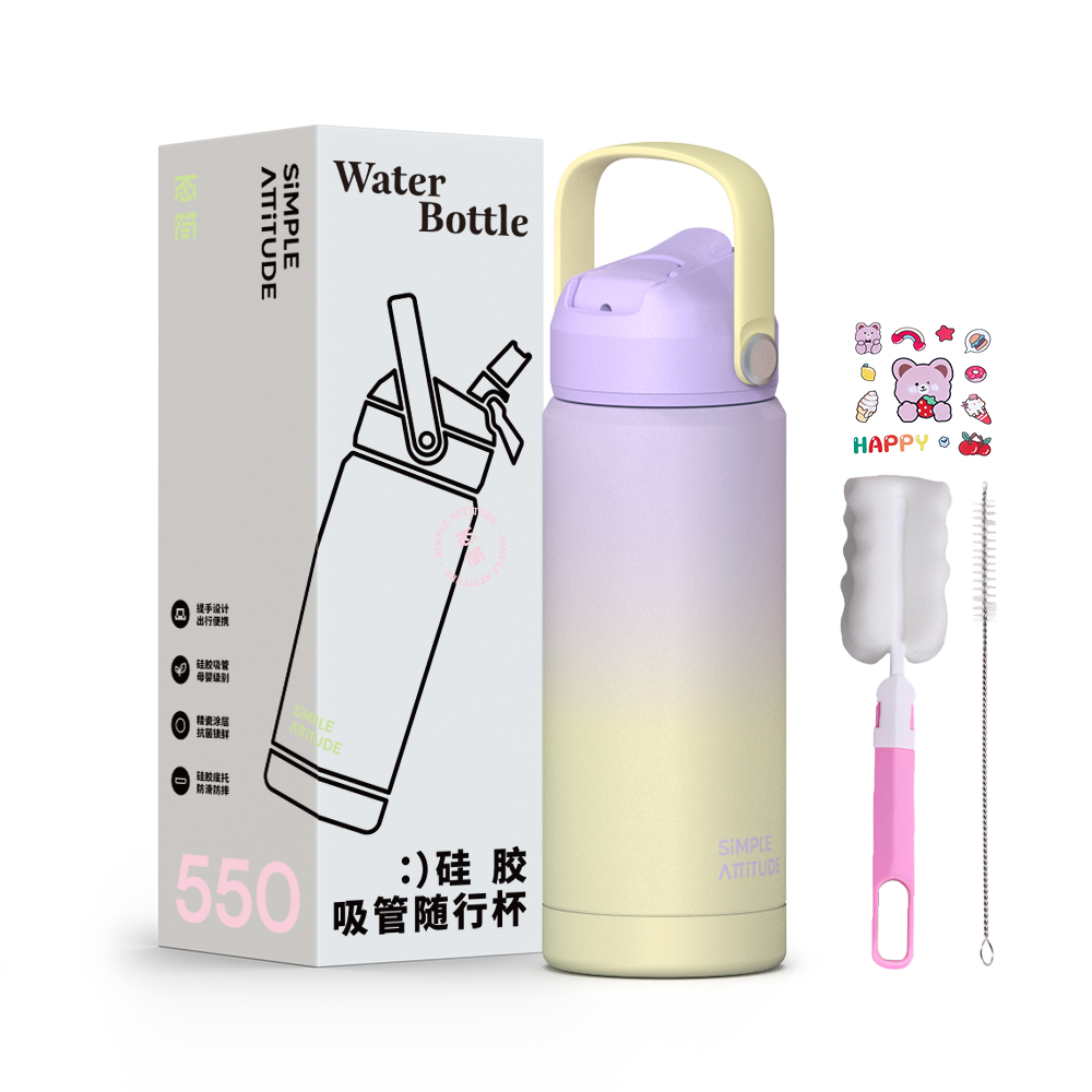 Custom wholesale water bottle 18D Sports bottle Double wall thermos bottle Custom insulated water bottle Vacuum flask supplier