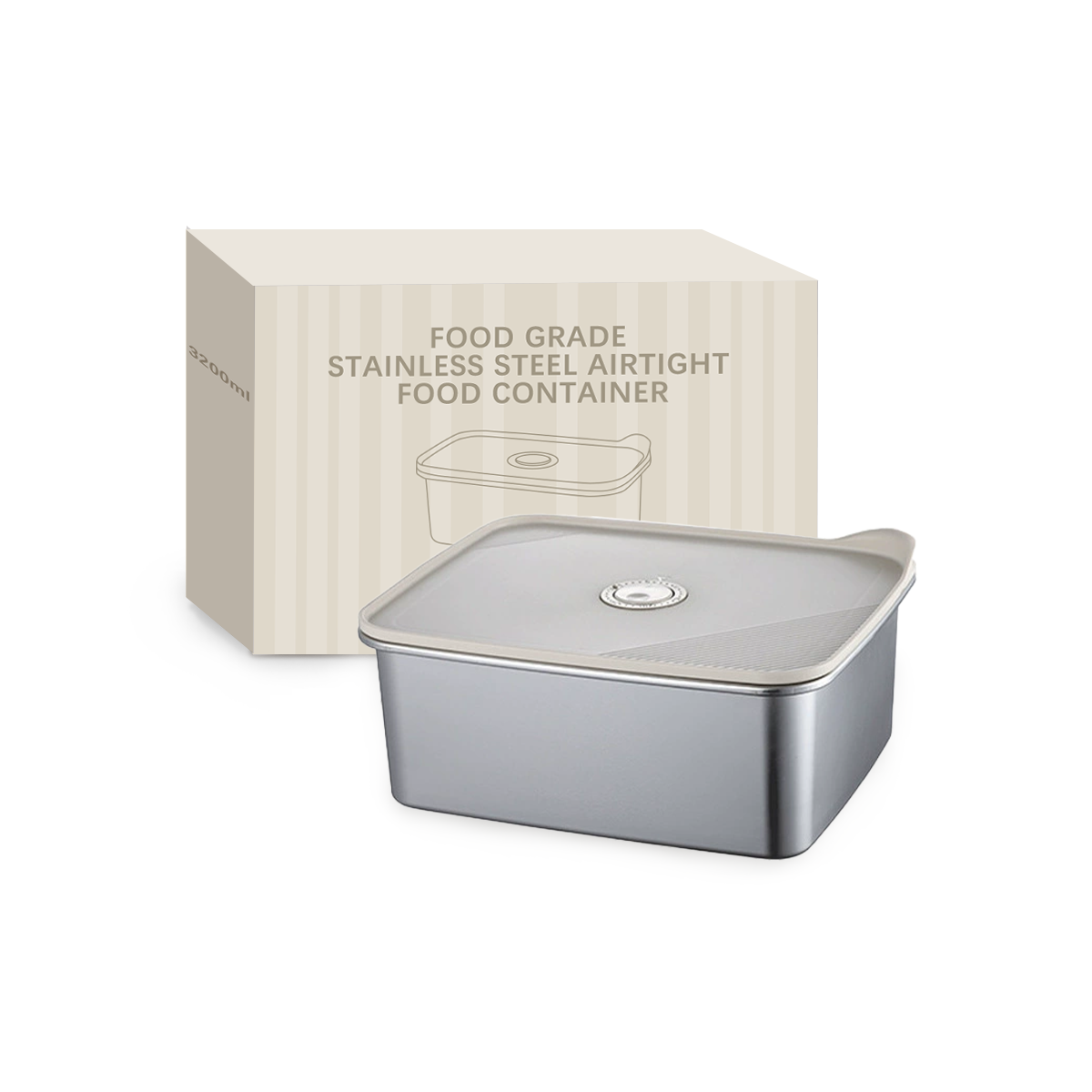 Wholesale Food Grade Stainless Steel Airtight Food Container, Leakproof Bento Lunch Box OEM/ODM