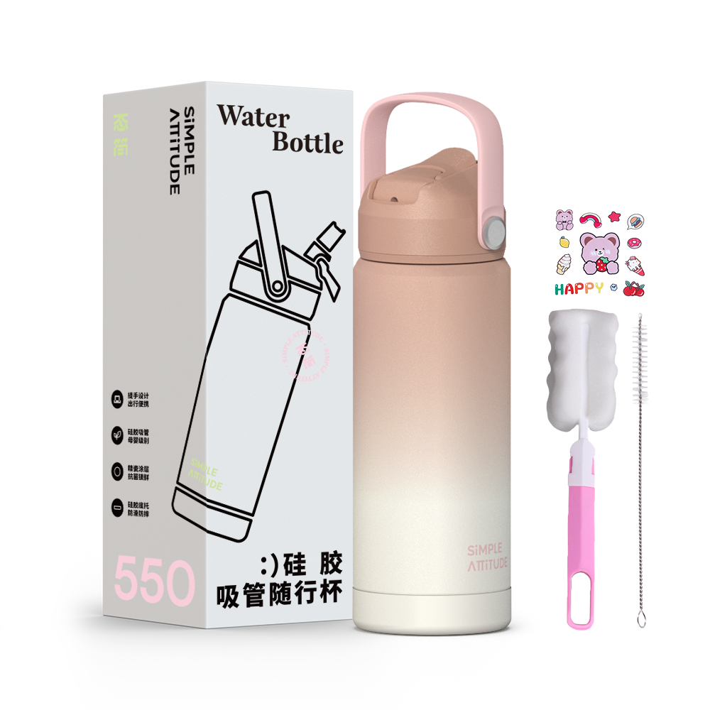 Custom wholesale water bottle 18D Sports bottle Double wall thermos bottle Custom insulated water bottle Vacuum flask supplier