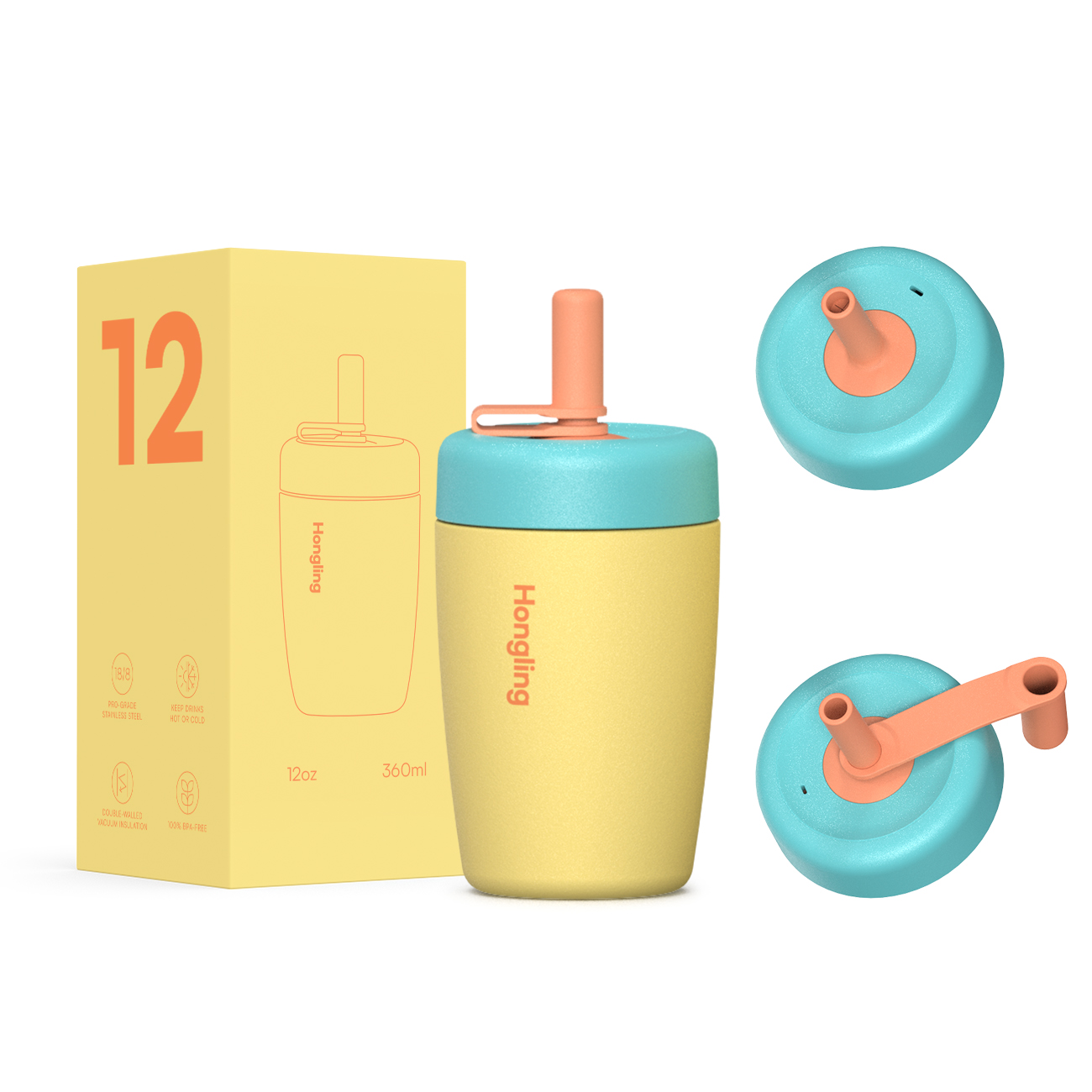 Kids water bottle Custom wholesale Water bottle manufacturer Double wall thermos bottle best kids thermos BPA free kids thermos
