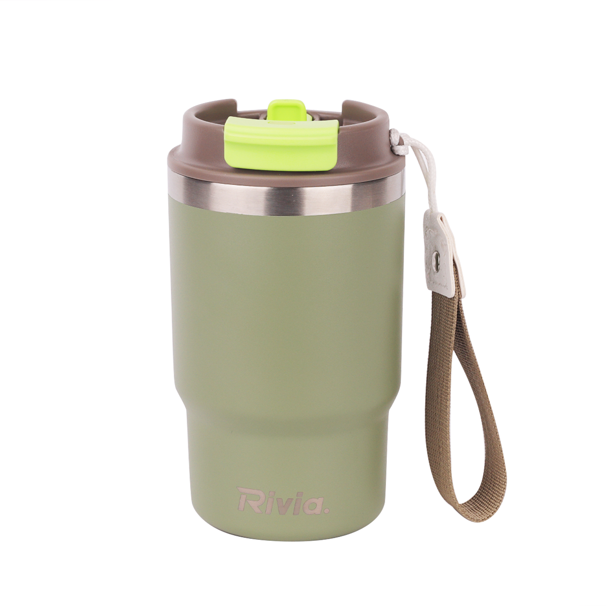 2024 New product 16oz leakproof double wall stainless steel vacuum insulated coffee travel tumbler with 2 in 1 lid