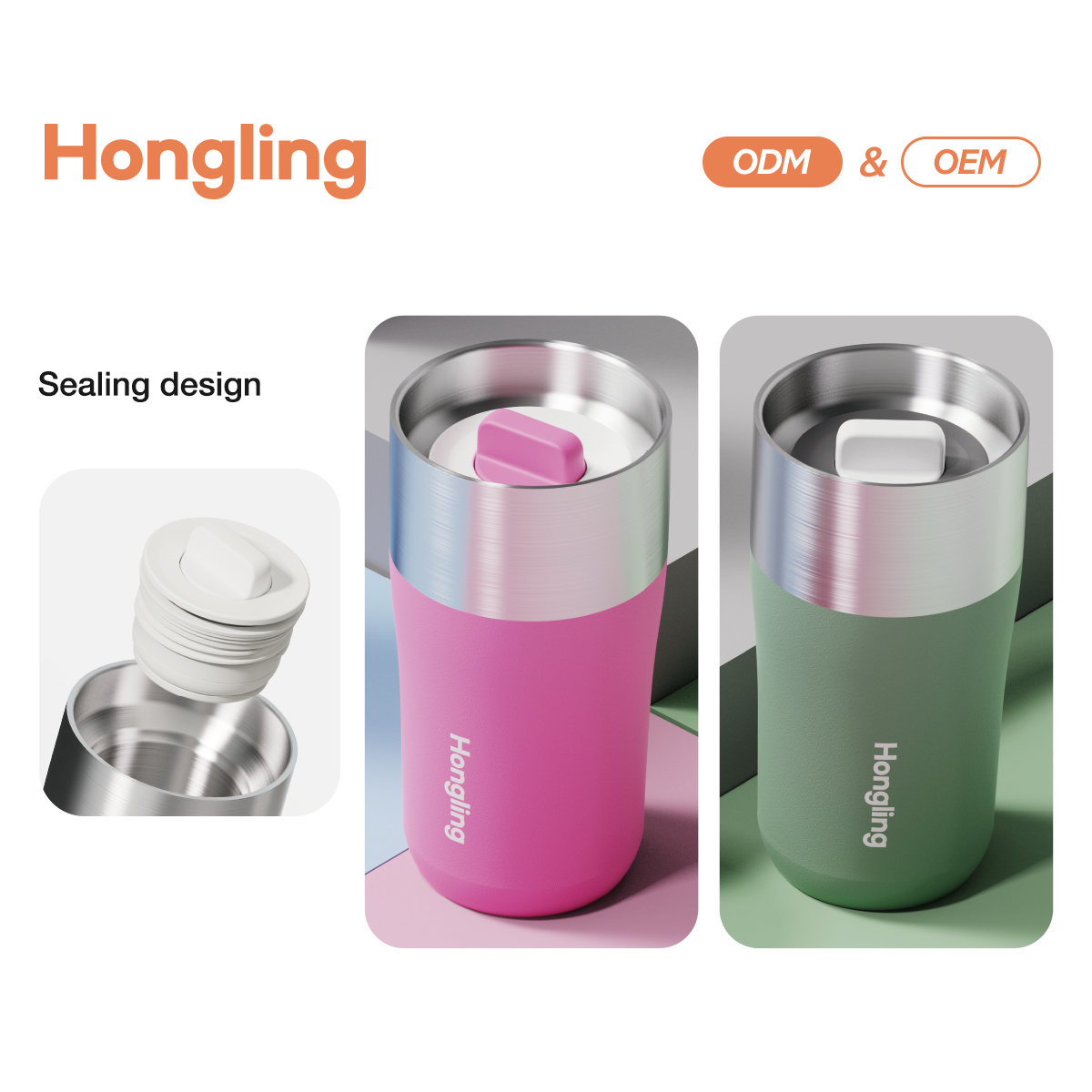  Coffee mug BPA-free Push-button coffee mug Completely sealed design Vacuum Insulated Mug for Coffee insulated water bottle manufacturer