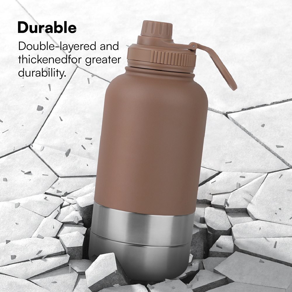 stainless steel insulated water bottle Large-capacity insulated bottle with pet bowl same as stanley Hydro Flask