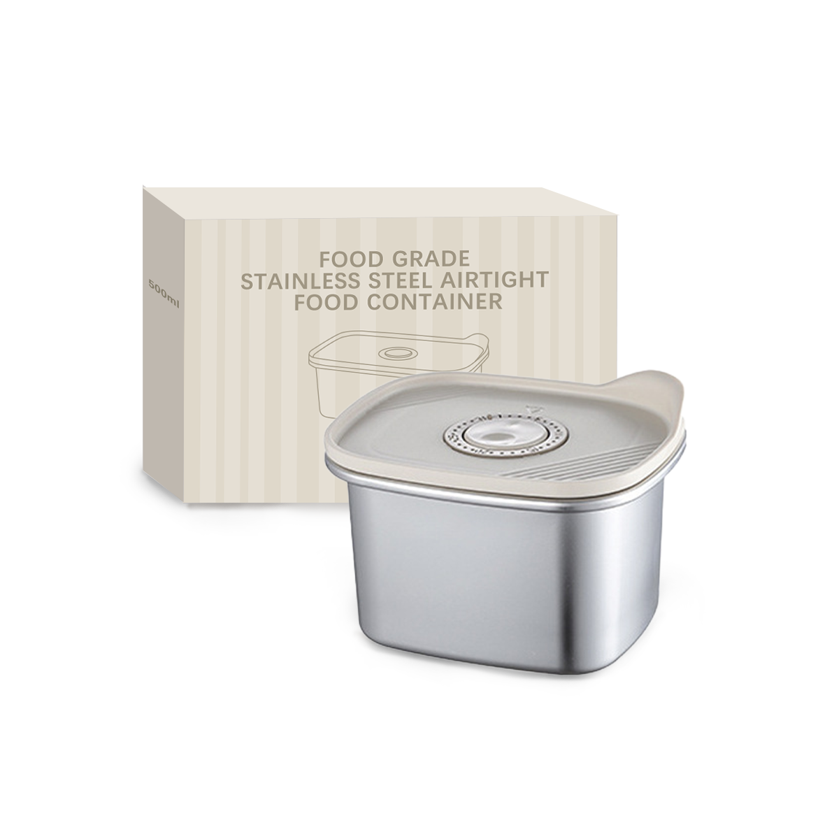 Wholesale Food Grade Stainless Steel Airtight Food Container, Leakproof Bento Lunch Box OEM/ODM
