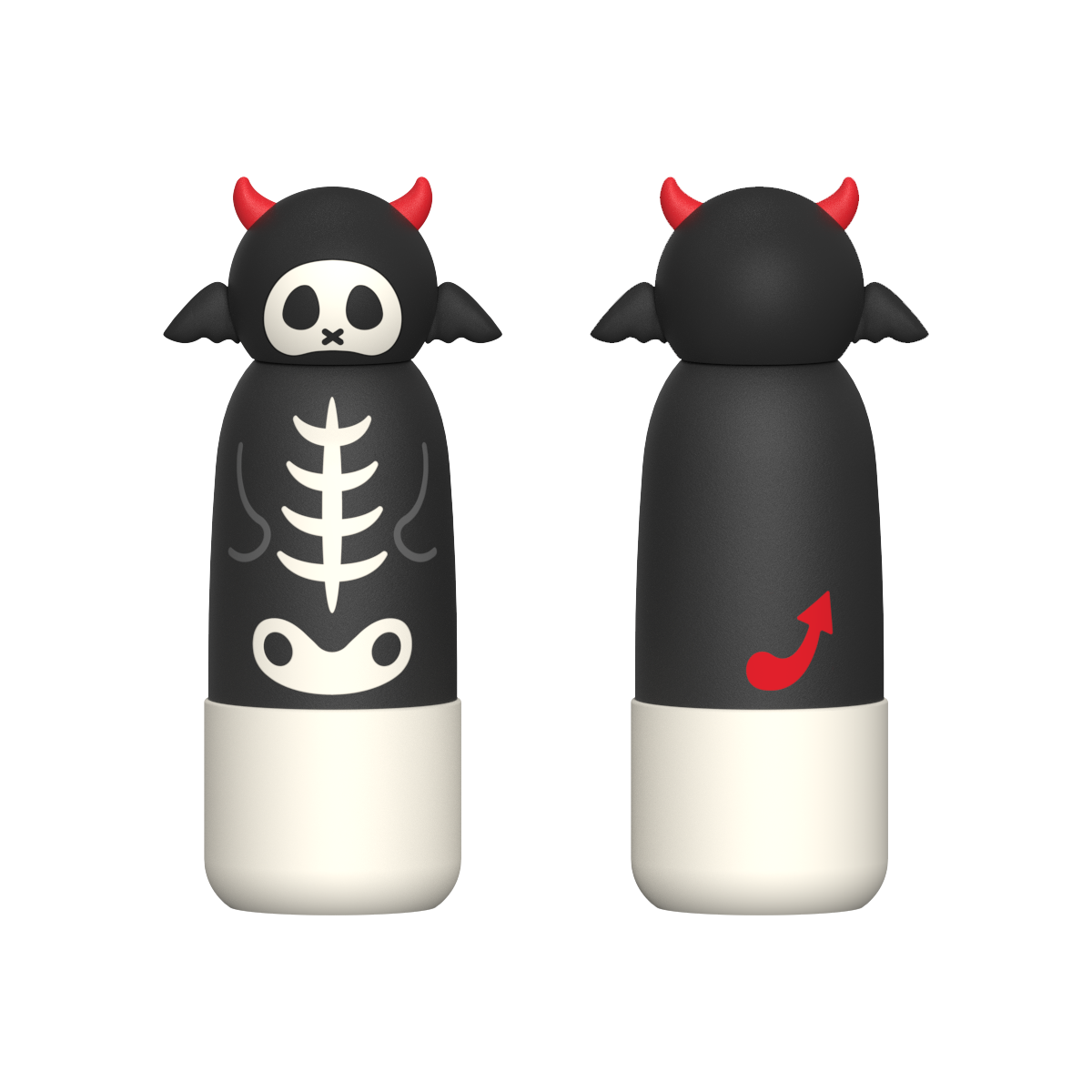 Hong Ling  Vacuum Insulated Stainless Steel Tumbler With silicone character head 2025 Trending Flask Mug Water Bottle BPA Free kids water bottle 