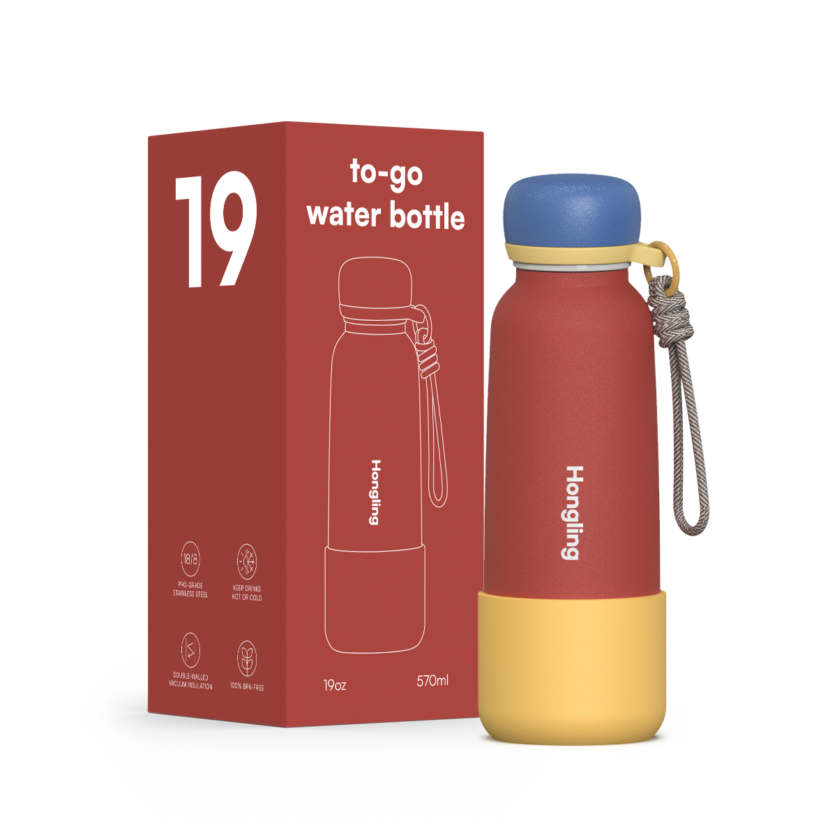 Wholesale Hot Selling Insulated Stainless Steel Vacuum Tumbler Flask Mug Vacuum Flask High Quality Water Bottle Manufacturer Thermos 