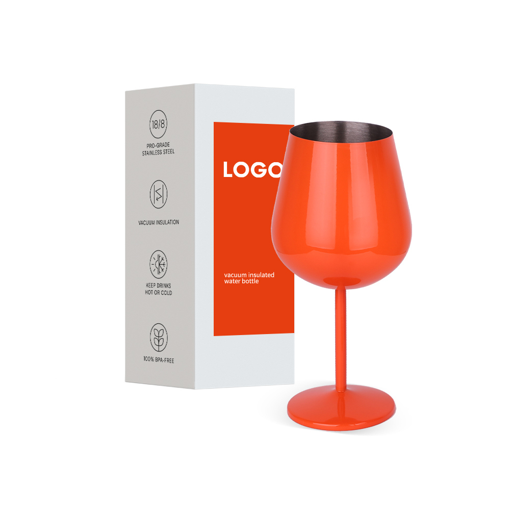 2oz 8oz 20oz Stainless Steel Food Grade Wine Glass Tumbler