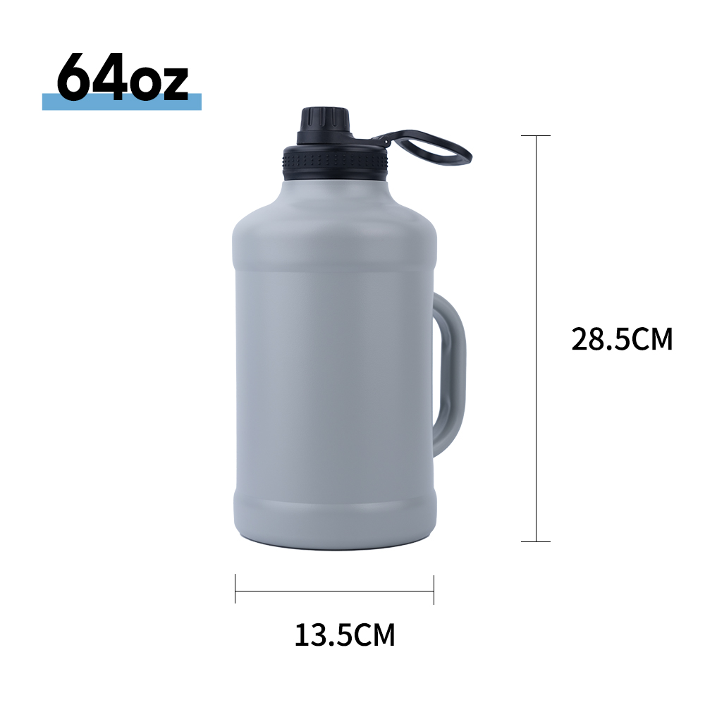 Big capacity water bottle with handle