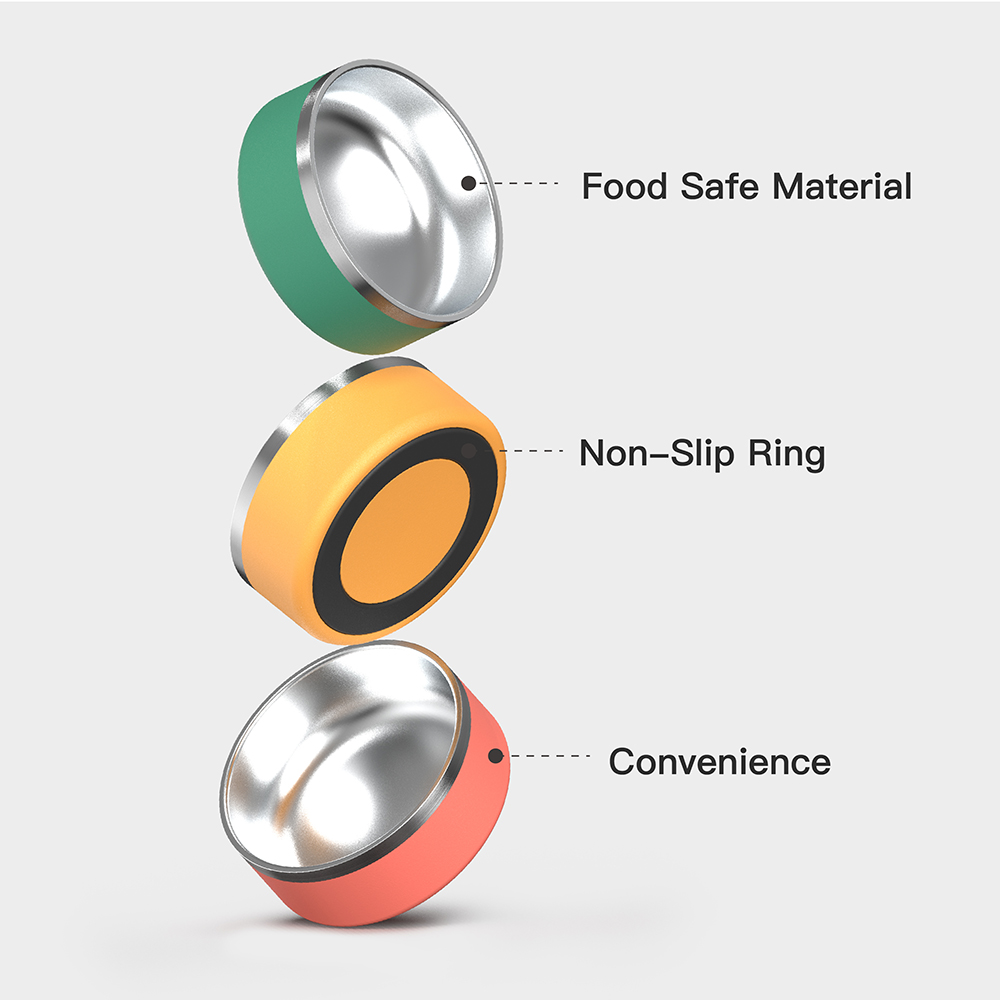 Stainless steel Pet bowl