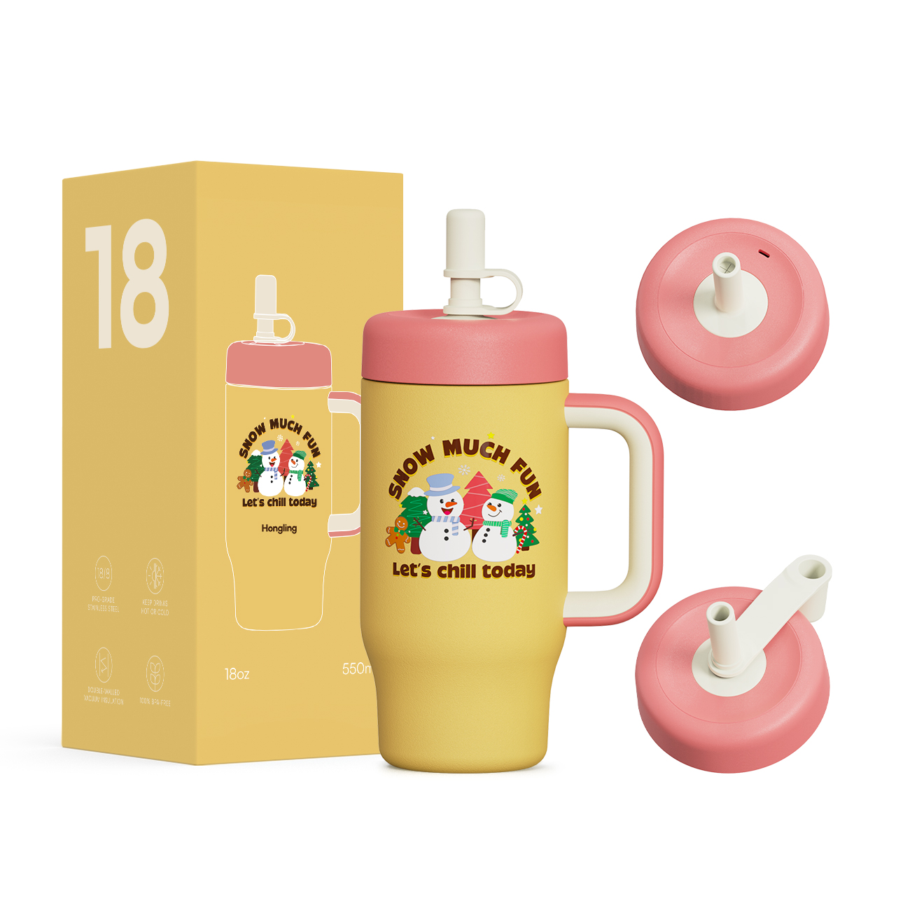 Custom wholesale Kids water bottle leak proof kids thermos children's thermos Stainless steel tumbler manufacturer 