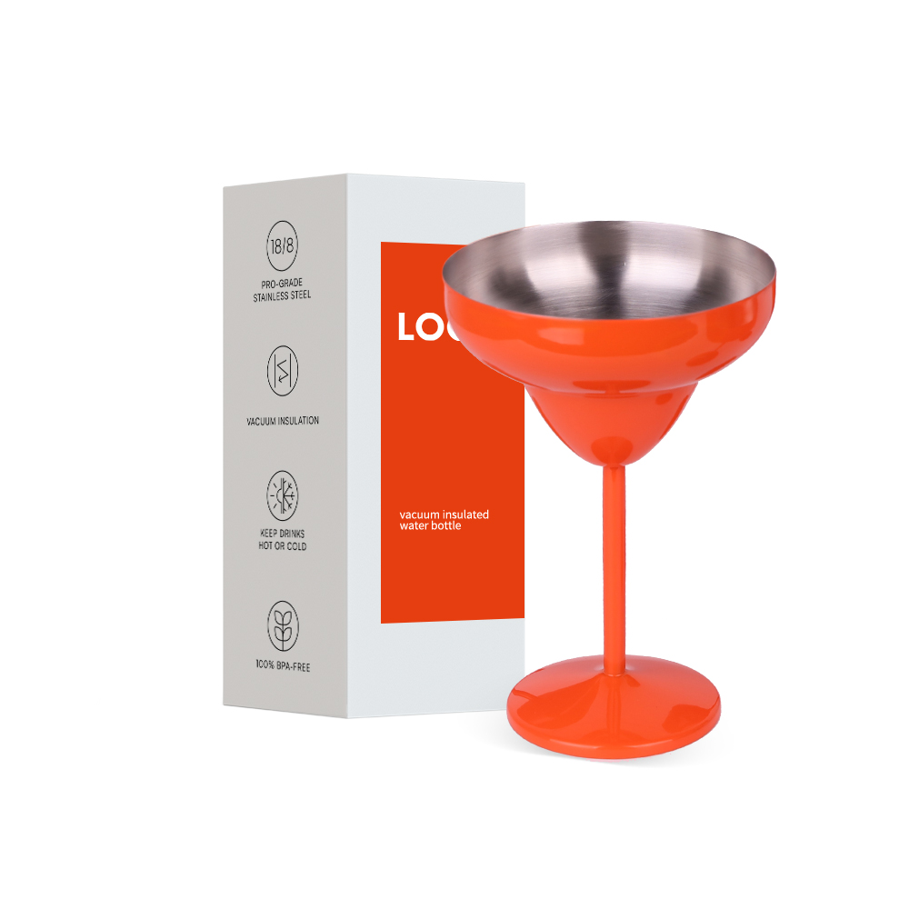 2oz 8oz 20oz Stainless Steel Food Grade Wine Glass Tumbler