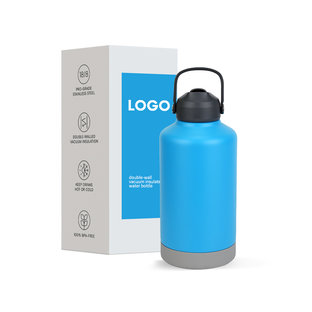 Insulated Stainless Steel Water Bottle 64oz,big capacity