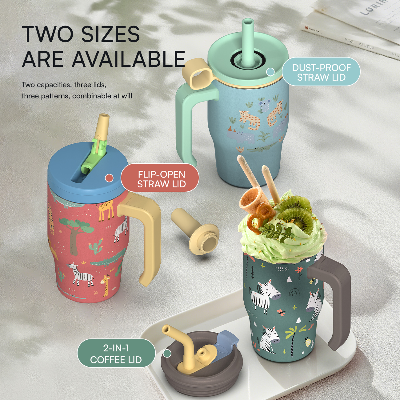 Hongling custom kids water bottle with handle  Vacuum Insulated Metal Travel Mug Coffee Cup With Handle and Logo water bottle manufacturer factory