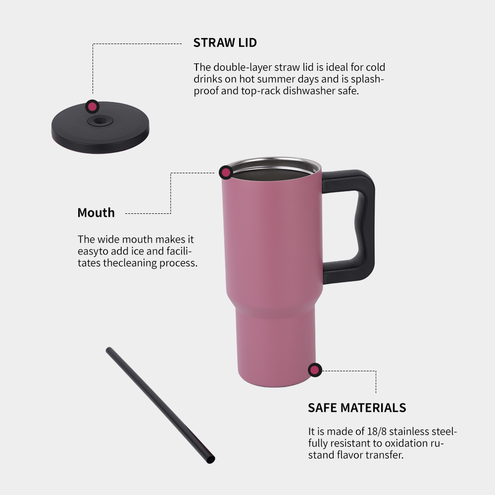24oz Tumbler with handle