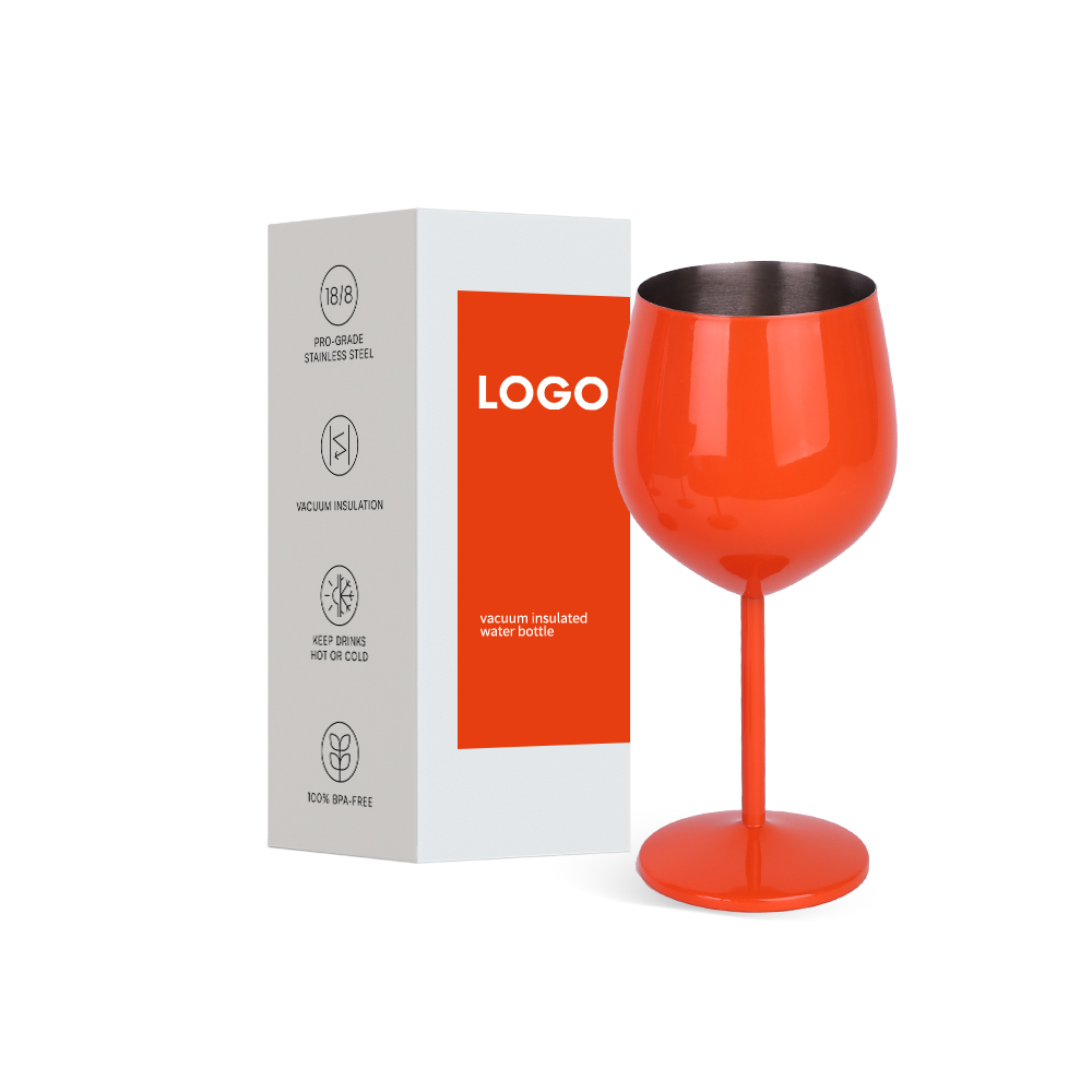 2oz 8oz 20oz Stainless Steel Food Grade Wine Glass Tumbler