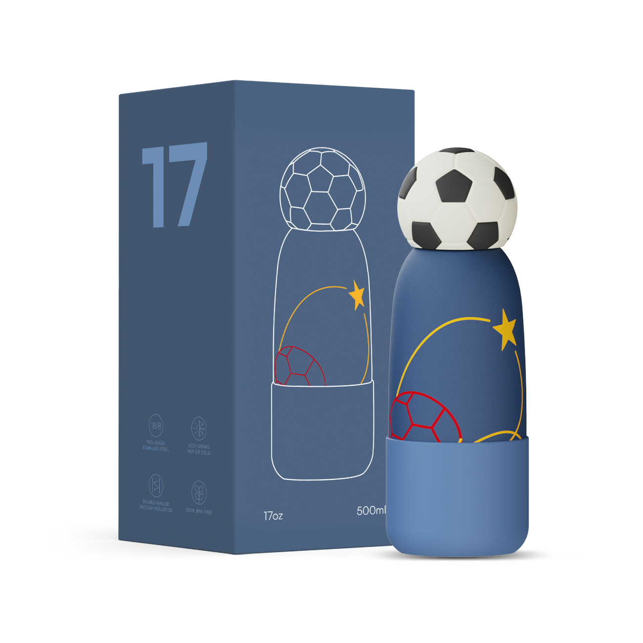 Water Bottle Manufacturer Reusable Kids Water Bottle Vacuum Tumbler Insulated Stainless Steel Children School Fun Bottles with Soft Animal Shape Lid