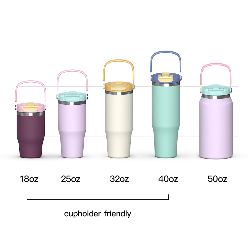 18oz/25oz/32oz/40oz/50oz New Tumbler with 2-in-1 lid