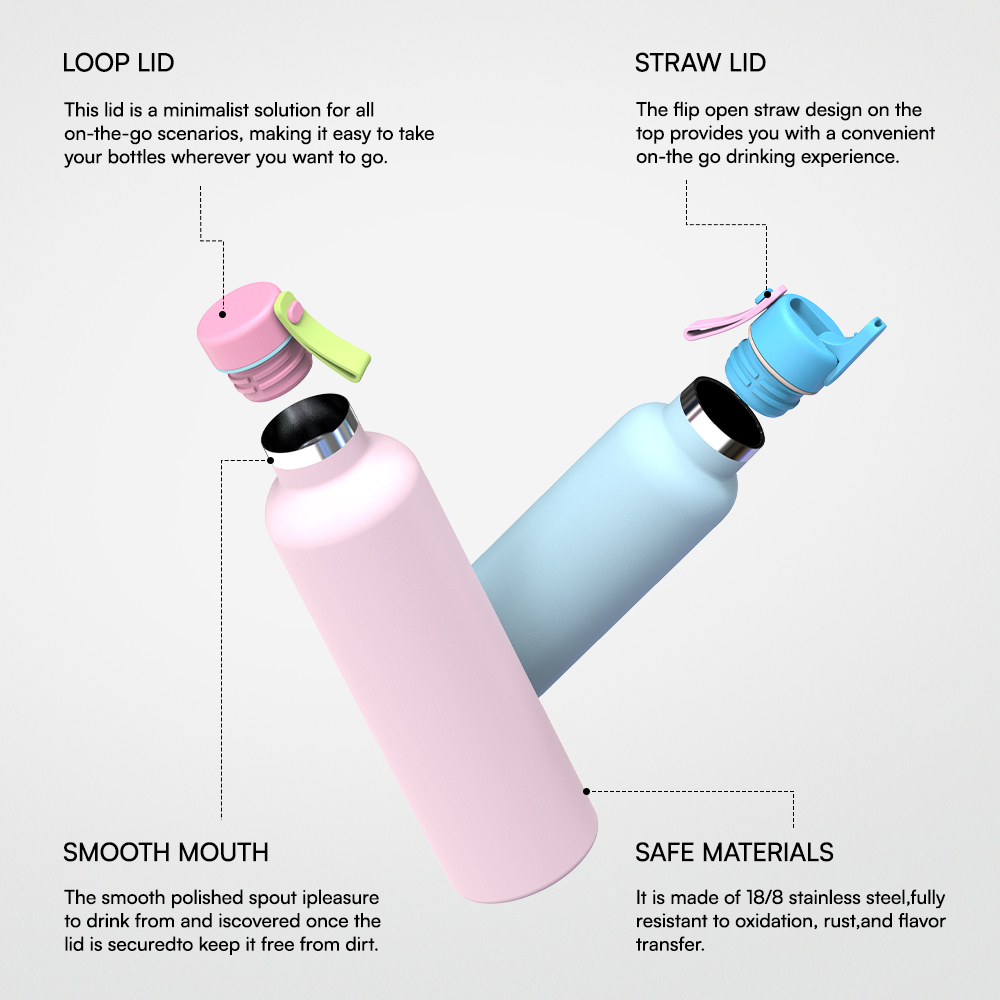 Smooth mouth pocket cup standard thermos cup