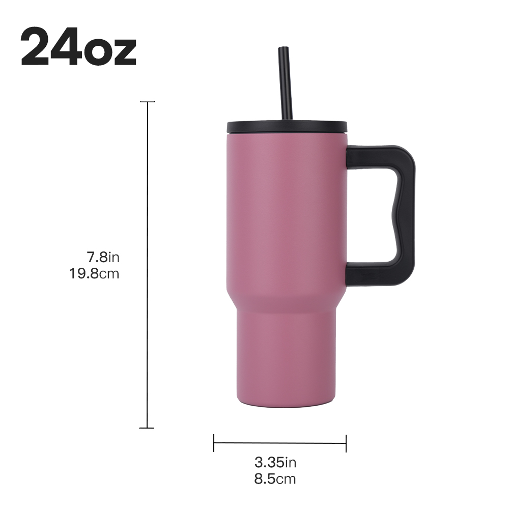 24oz Tumbler with handle