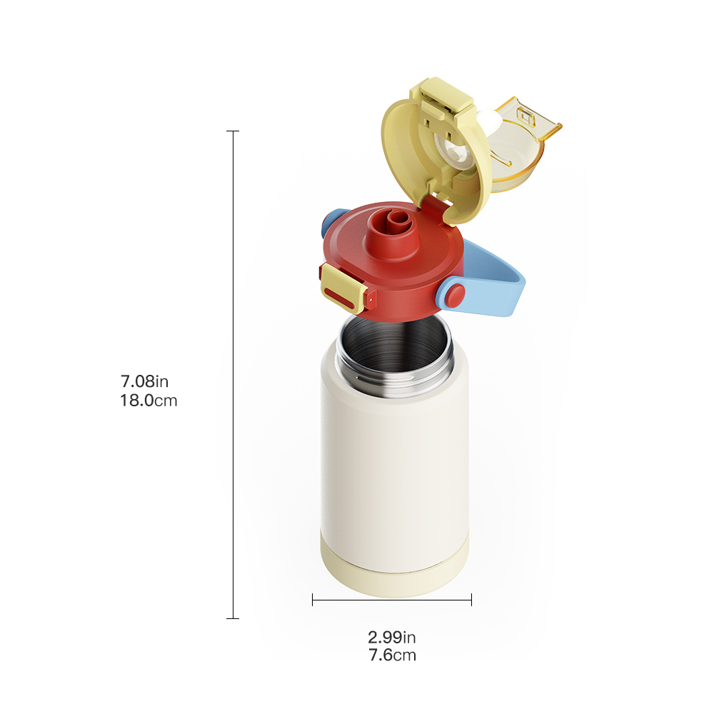 Double Drinking Lid with Straw Insulated Water Bottle, Stainless Steel Metal Vacuum Water Bottle, Thermos Bottle with Leak-proof Lid, Suitable for Travel, Camping, Fitness and Sports Multi-Color