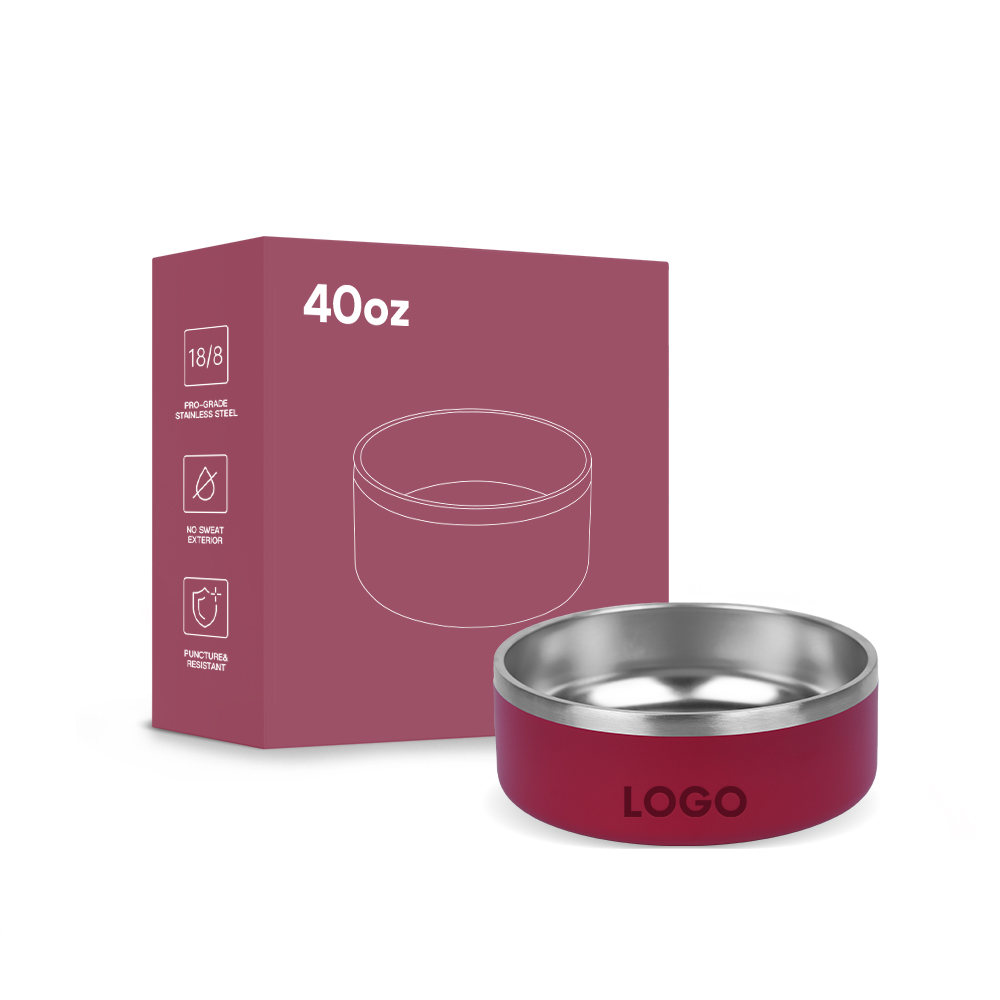32oz/40oz/42oz/64oz Stainless steel pet bowl