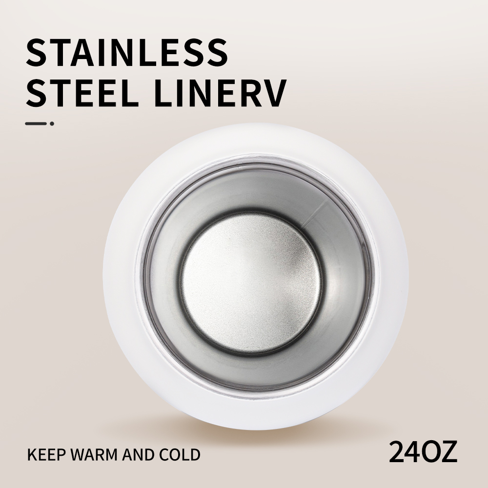 Insulated Water Bottle - MagSafe Compatible Water Bottle With Magnetic Phone Holder - Stainless Steel Water Bottle With Tripod Phone Mount - Hot 18H, Cold 24H, 360° Rotate - 24oz