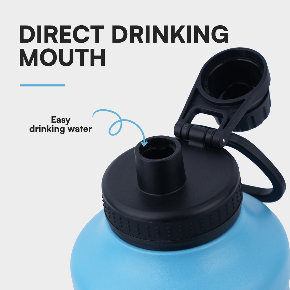 Big capacity water bottle with handle