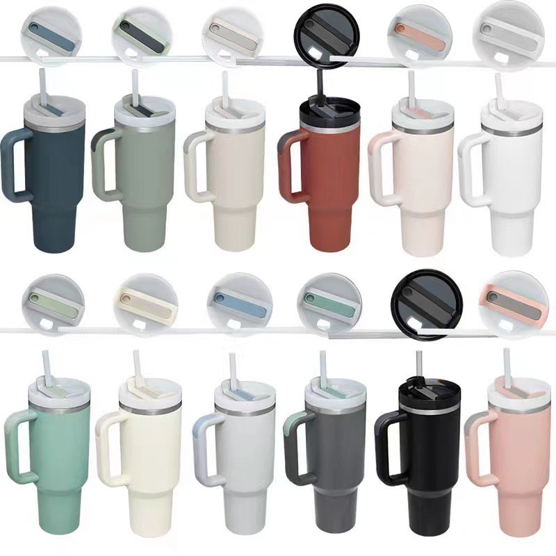 40oz Cup Quencher H2.0 Tumbler 30oz Stainless Steel Outdoor Mug With Handle