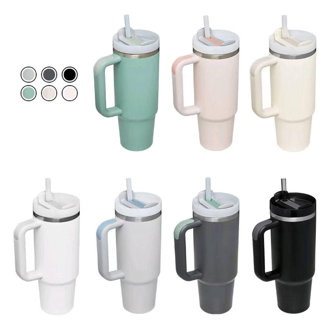 40oz Cup Quencher H2.0 Tumbler 30oz Stainless Steel Outdoor Mug With Handle