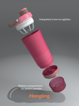 Hongling water bottle shaker bottle 