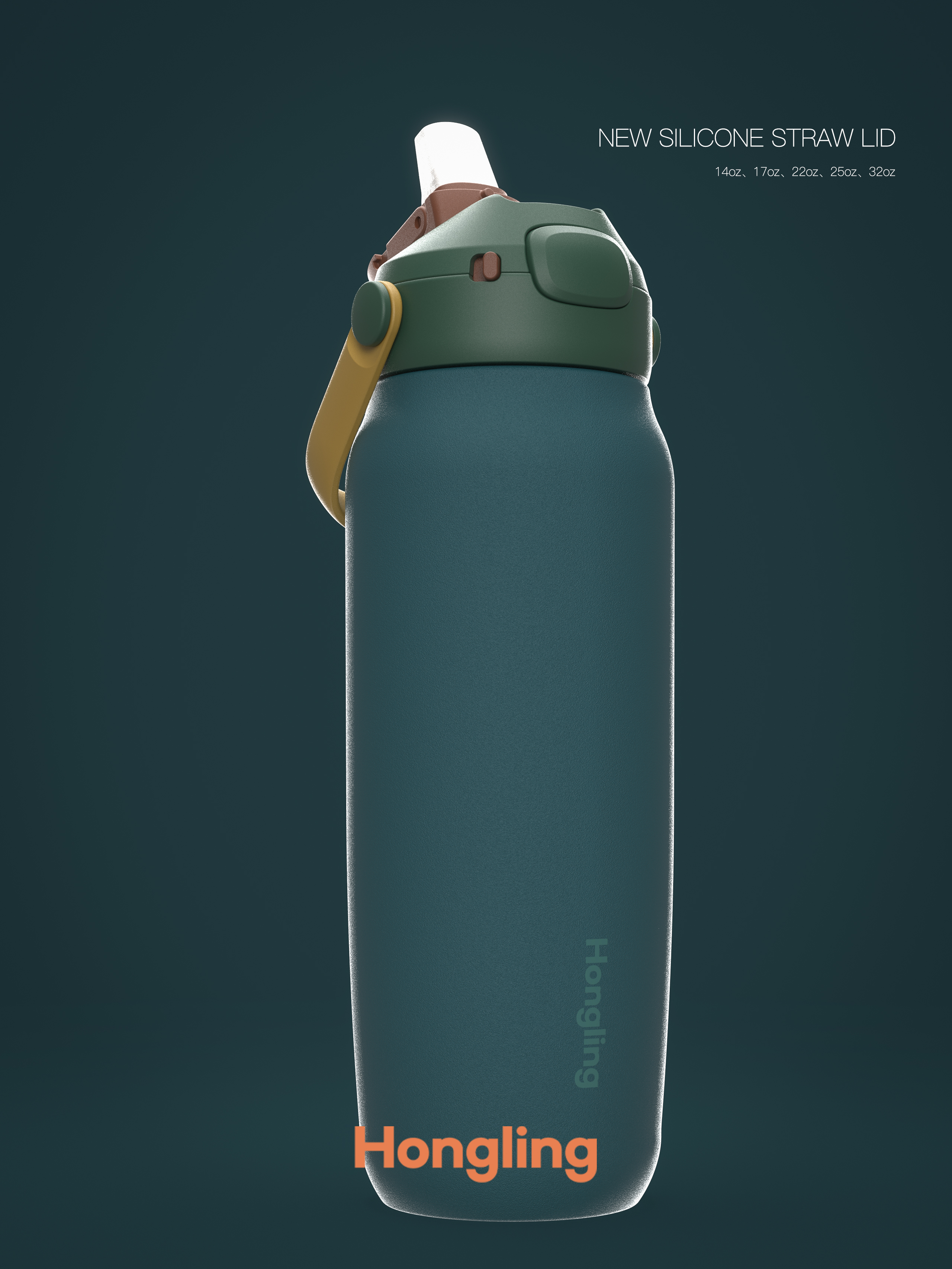 Upgraded Stainless Steel Water Bottle with 100% Dustproof Pop-Up Lid | Interchangeable Lids & Custom OEM/ODM